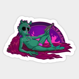 Greedo in a Speedo (Miami Nights Variant) Sticker